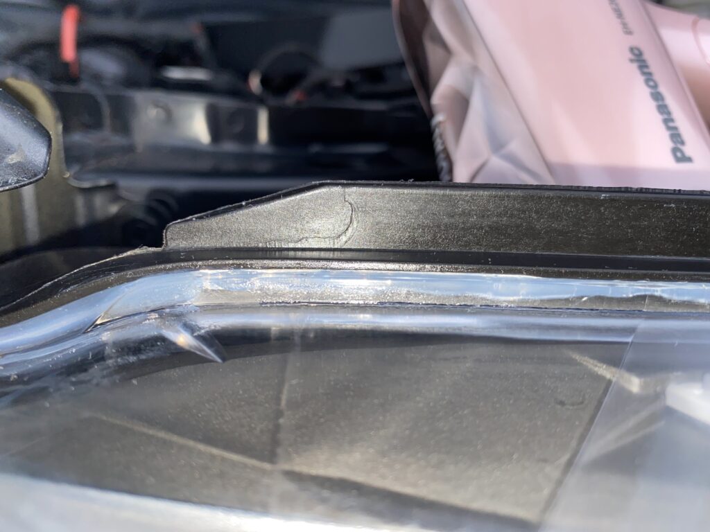 バスコークで施工後